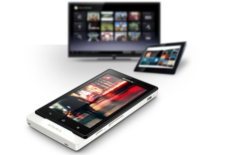 Picture of the new smartphone from Sony.