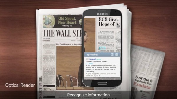 Photos to Text using Samsung Galaxy S4