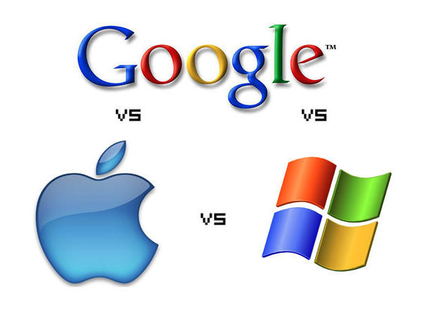 Google vs Apple vs Microsoft